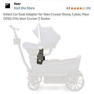 Veer Infant Car Seat Adapter for Cruiser